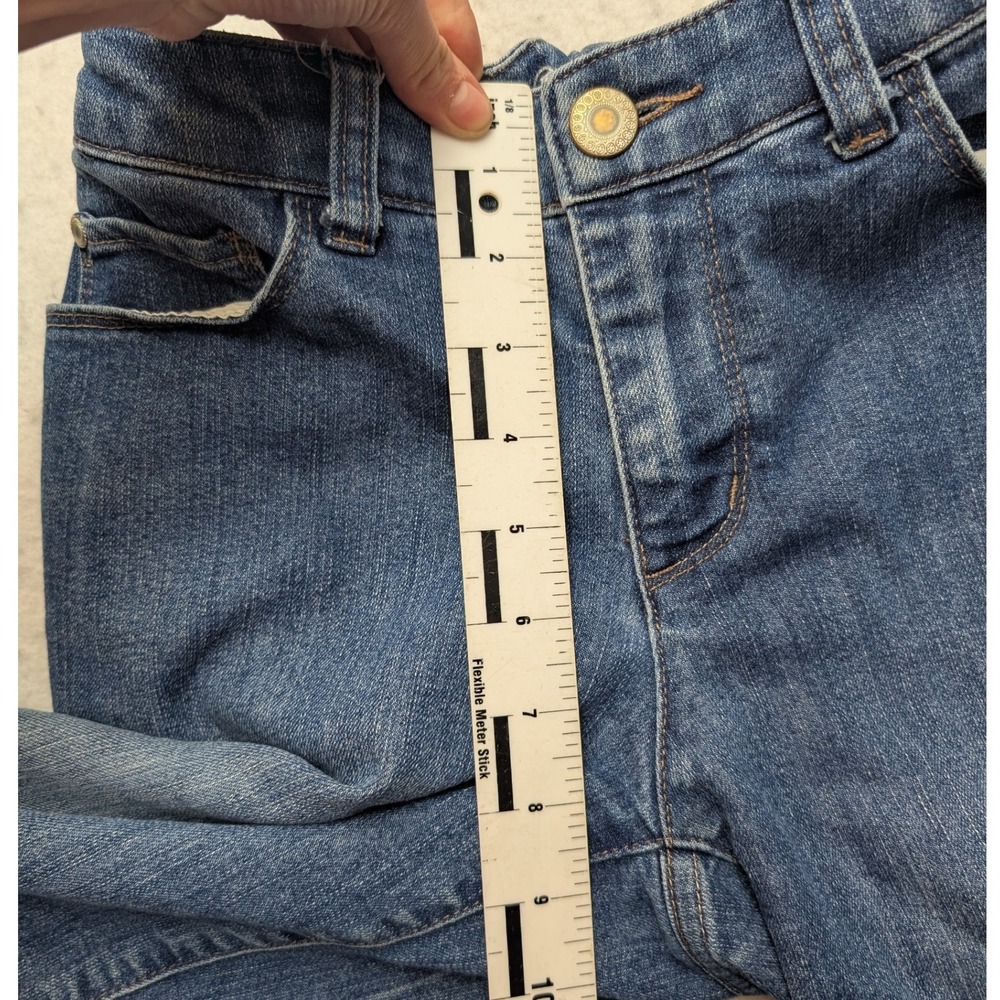 Christopher & Banks Modern Fit Capri Jeans Womens 4 Blue Medium Wash Cropped - Picture 10 of 14